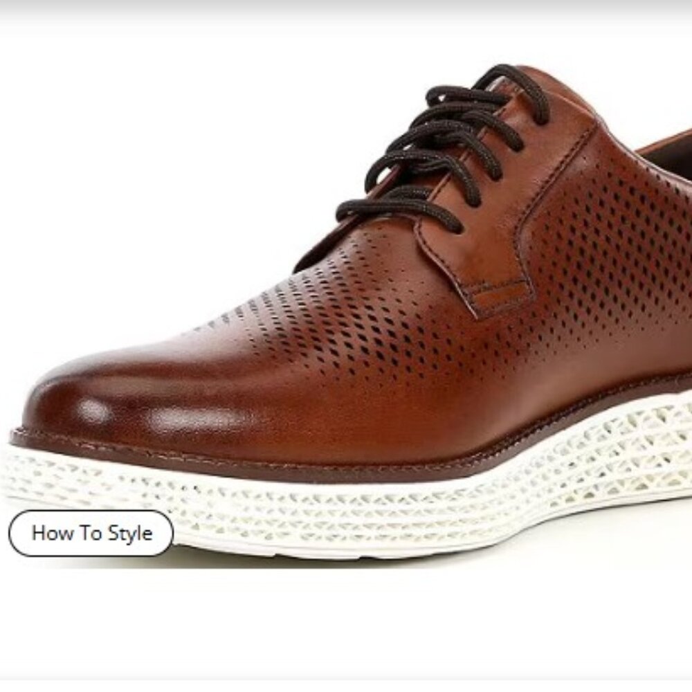 DESIGNER MENS Dress Cole Haan Oxford Shoes NEW W/BOX /